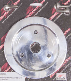 BILLET SPECIALTIES 83120 Polished BBC 1 Groove Lower Pulley