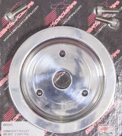 BILLET SPECIALTIES 83220 Polished BBC 2 Groove Lower Pulley