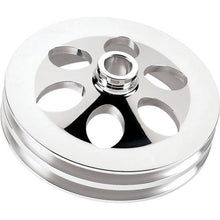 Load image into Gallery viewer, BILLET SPECIALTIES 86520 Power Steering Pulley 2 Groove Press on 77-  GM