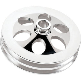 BILLET SPECIALTIES 86520 Power Steering Pulley 2 Groove Press on 77-  GM