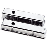 BILLET SPECIALTIES 95129 Valve Cover SBC Short Plain Polished