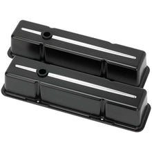 Load image into Gallery viewer, BILLET SPECIALTIES 95224 SBC Tall Valve Covers Black