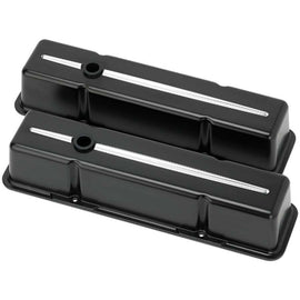 BILLET SPECIALTIES 95224 SBC Tall Valve Covers Black