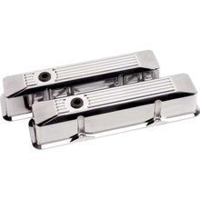 Load image into Gallery viewer, BILLET SPECIALTIES 95620 Valve Covers SBC Ribbed Polished Tall