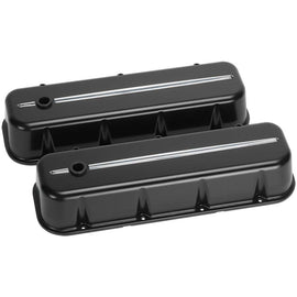 BILLET SPECIALTIES 96124 BBC Tall Valve Covers Black
