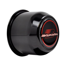 BILLET SPECIALTIES 999084B Center Cap Push Tru 3.2 90 CB Black 2-1/2in TALL