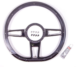 BILLET SPECIALTIES BC29409 Steering Wheel Formula D-Shaped 14in Contrast