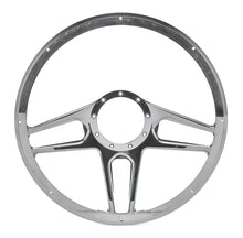 Load image into Gallery viewer, BILLET SPECIALTIES BC34051 Steering Wheel 1/2 Wrap 15.5in Tec 5 Black