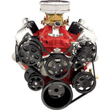 BILLET SPECIALTIES BLK13220 SBC Tru Track Pulley System Black
