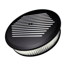 Load image into Gallery viewer, BILLET SPECIALTIES BLK15820 Air Cleaner 14in Round Ball Milled Black