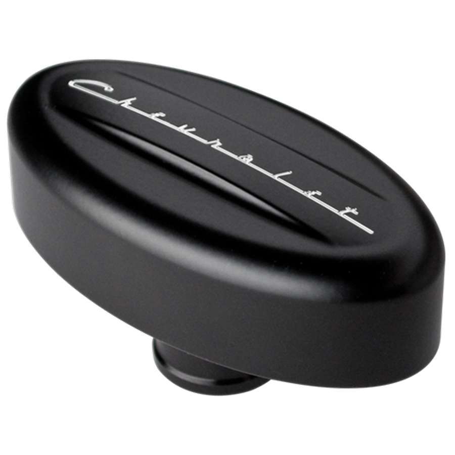 BILLET SPECIALTIES BLK20923 Breather Valve Cover Retro Black Chevrolet