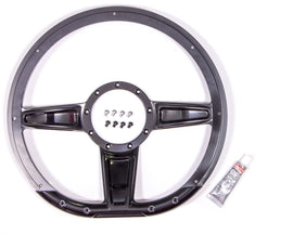 BILLET SPECIALTIES BLK29402 Steering Wheel Camber D-Shaped 14in Black