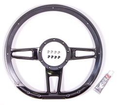 BILLET SPECIALTIES BLK29409 Steering Wheel Formula D-Shaped 14in Black