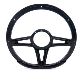 BILLET SPECIALTIES BLK29441 Steering Wheel 14in D-Shape Victory Black