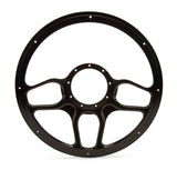 BILLET SPECIALTIES BLK30102 Steering Wheel 1/2 Wrap Win Lite Black