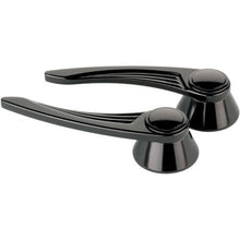 Load image into Gallery viewer, BILLET SPECIALTIES BLK45525 Black Door Handles Ball Milled GM/Ford 49-Up