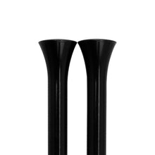 Load image into Gallery viewer, BILLET SPECIALTIES BLK45930 Door Lock Knobs Tri-Five Smooth Black Pair