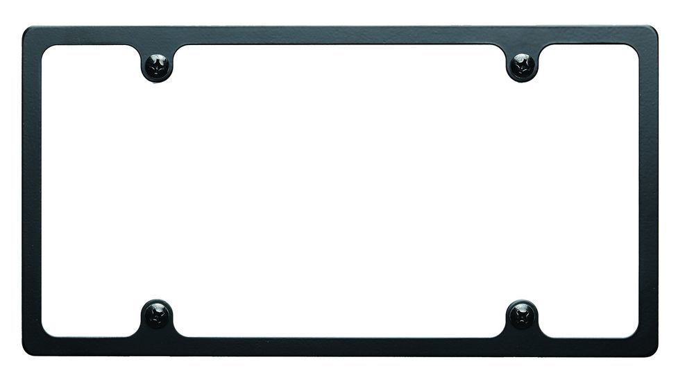 BILLET SPECIALTIES BLK55020 License Plate Frame Slim Line Black