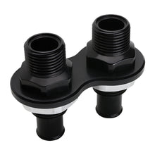 Load image into Gallery viewer, BILLET SPECIALTIES BLK66825 Heat Bulkhead Push On 2-Port Black