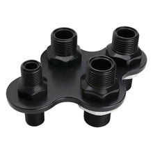 Load image into Gallery viewer, BILLET SPECIALTIES BLK66920 A/C &amp; Heat Bulkhead 4-Port Black