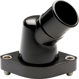 BILLET SPECIALTIES BLK90420 Black Chevy 45 Degree Water Neck