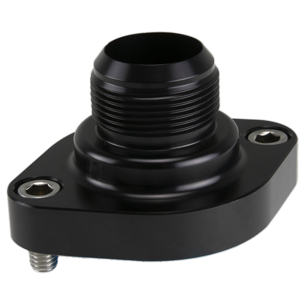 BILLET SPECIALTIES BLK90825 Thermostat Housing -20 AN Mopar Style Black