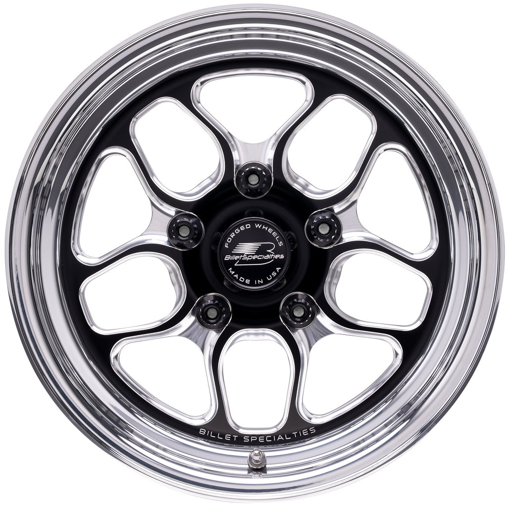 BILLET SPECIALTIES BRS22540F6522 Win Lite Wheel Black 15x4 2.25 Backspace