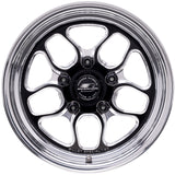 BILLET SPECIALTIES BRS22540F6522 Win Lite Wheel Black 15x4 2.25 Backspace