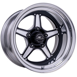 BILLET SPECIALTIES BRS23510L6135 Street Lite Black Wheel 15X10 3.5IN BS