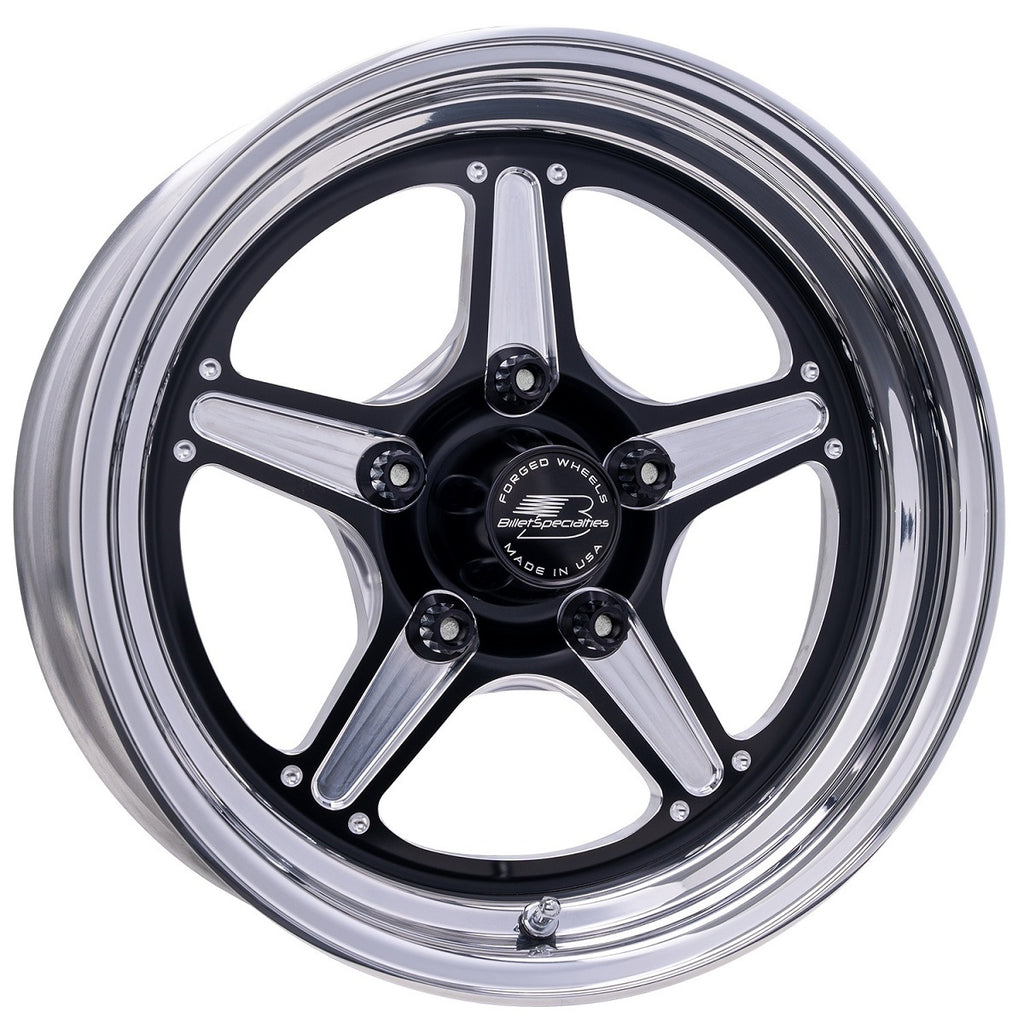 BILLET SPECIALTIES BRS23570L6145 Street Lite Black Wheel 15X7 4.5IN BS