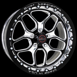 BILLET SPECIALTIES BRSB271F6576N Win Lite Wheel 17x10 7.625in Back Spacing