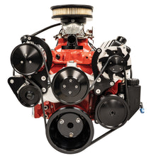 Load image into Gallery viewer, BILLET SPECIALTIES STB1320 Billet Specialties STB1320 Street Trac Smooth Black Anodized Pulley Kit for Small Block Chevy