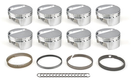BULLET PISTONS BLS1009-007P Bullet Pistons GM LS Series Forged Flat Top Piston Set with Rings, 3.905 Inch Bore