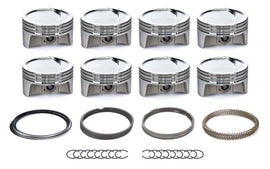 BULLET PISTONS BLS1118-030-SET GM LS Dished Piston Set w/Rings 4.030 Bore