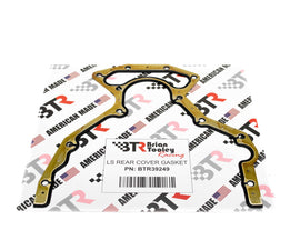 BRIAN TOOLEY RACING BTR39249 BRIAN TOOLEY RACING LS Series Rear Cover Gasket - Rubber and Aluminum Construction