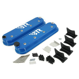 BRIAN TOOLEY RACING VCA-02-Blue-CM Brian Tooley Racing Blue LS Valve Cover with Coil Mounts and Baffled Design - Part VCA-02-Blue-CM