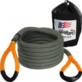 BUBBA ROPE 176855DRG Jeep Recovery Gear Set 3/4in x 30ft Gray/Orange