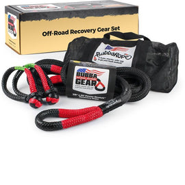 BUBBA ROPE 176880RDG Truck Recovery Gear Set 7/8in x 30ft Black/Red