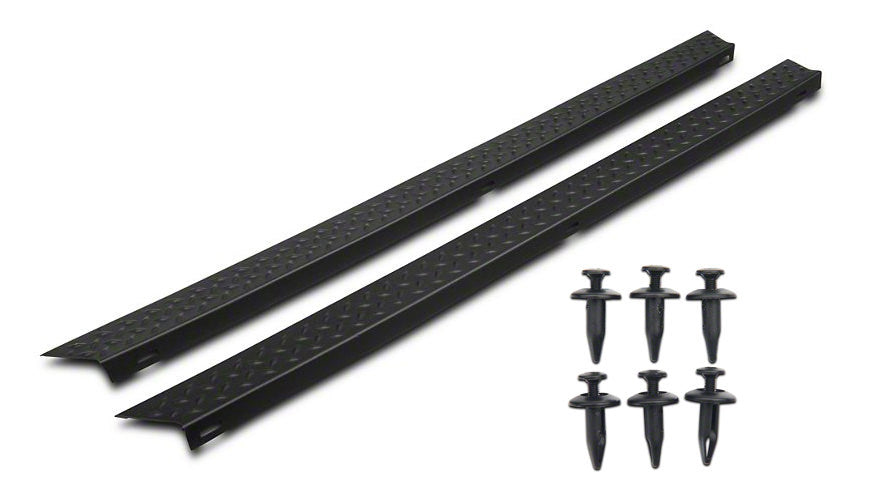 BUSHWACKER 14002 97-06 Jeep Trail Armor Side Rocker Panel Pair