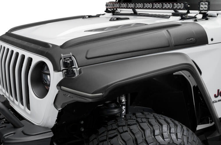 BUSHWACKER 14129 Trail Armor Hood Armor 07-18 Jeep Wrangler JK