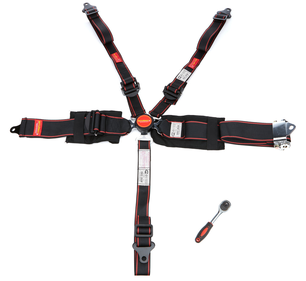 BUTLERBUILT BB1220200 Harness Elite 5pt Camlock P/U Ratchet Blk