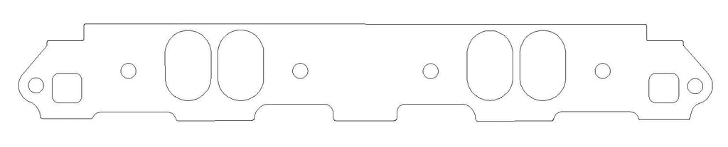 COMETIC GASKETS C5569-060 Cometic Gaskets SBM Intake Gasket Set with W2 Heads, 0.060 Inch Thickness, Oval Port Design