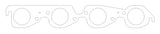 COMETIC GASKETS C5996-030 BBC MLS Exhaust Gasket Set 2.130 Round Port