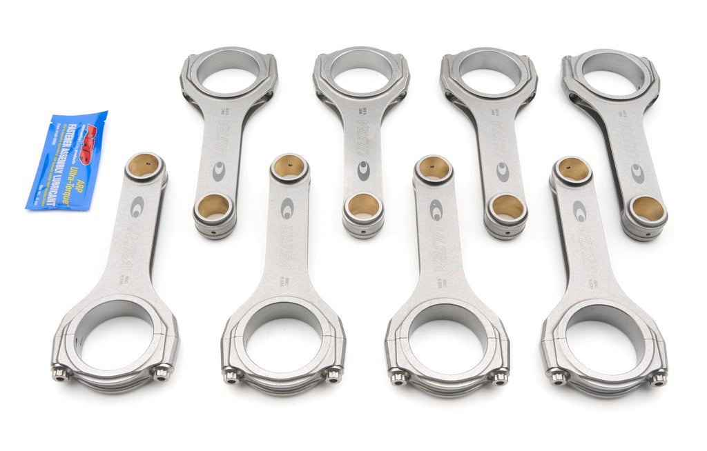 CALLIES U16210 CALLIES BBC Ultra H-Beam Connecting Rods Set of 8 with 6.535 Inch Length and 2.200 Inch Big End Diameter