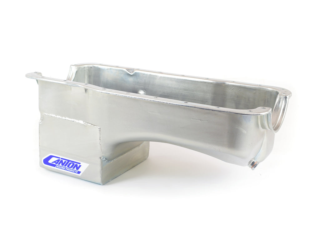 CANTON 15-620 SBF S/S Oil Pan - 7qt. Rear Sump