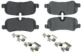 CENTRIC BRAKE PARTS 104.10990 Posi-Quiet Semi-Metallic Brake Pads with Hardwar