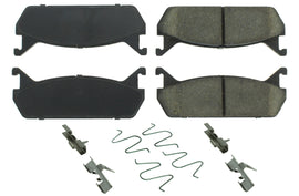 CENTRIC BRAKE PARTS 105.04580 Posi-Quiet Ceramic Brake Pads with Shims and Har