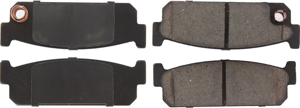 CENTRIC BRAKE PARTS 105.04810 Posi-Quiet Ceramic Brake Pads with Shims and Har