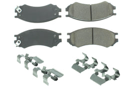 CENTRIC BRAKE PARTS 105.05070 Posi-Quiet Ceramic Brake Pads with Shims and Har