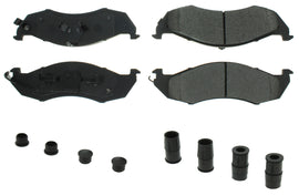 CENTRIC BRAKE PARTS 105.05760 Posi-Quiet Ceramic Brake Pads with Shims and Har